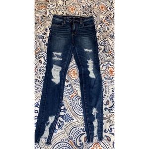 american eagle high rise jeans!